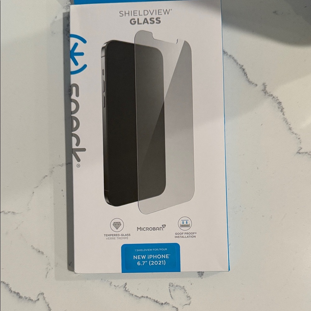 Speck ShieldView Glass Screen Protector for iPhone - Clear